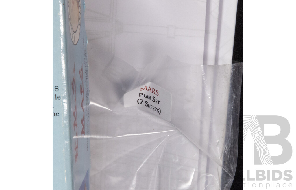 Boxed JoTiKa/Caldercraft Balsa Wood and Metal Model HMS Mars Ship - 1:64 Scale