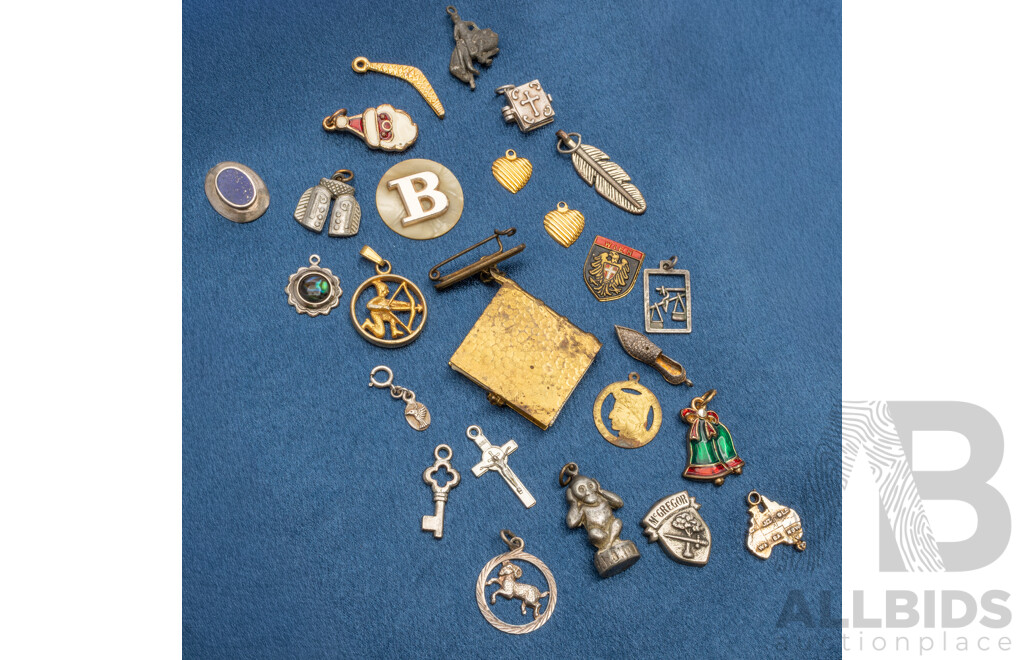 Assorted Small Trinkets, Australian, German, Middle Eastern - Lot of 24