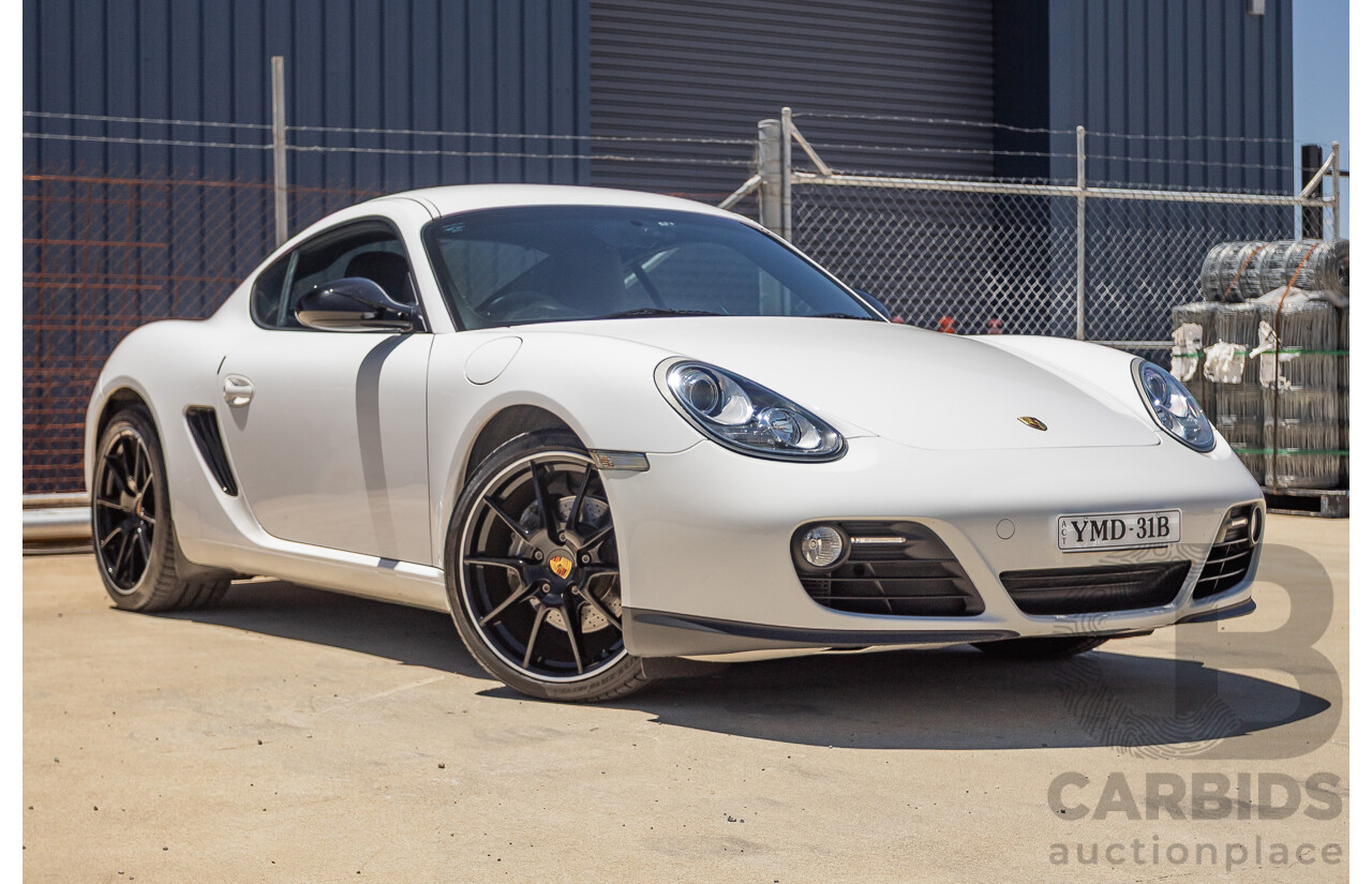 7/2011 Porsche Cayman 987 MY11 2D Coupe Carrara White 2.9L