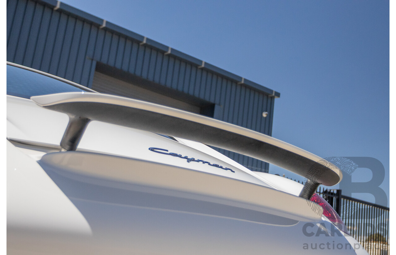 7/2011 Porsche Cayman 987 MY11 2D Coupe Carrara White 2.9L