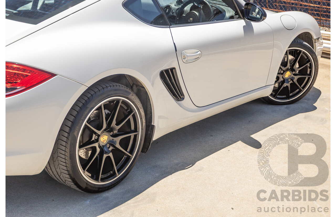 7/2011 Porsche Cayman 987 MY11 2D Coupe Carrara White 2.9L