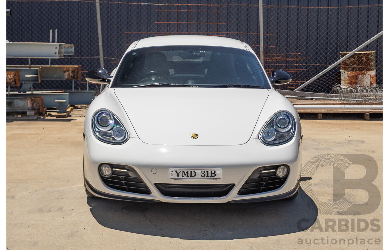 7/2011 Porsche Cayman 987 MY11 2D Coupe Carrara White 2.9L