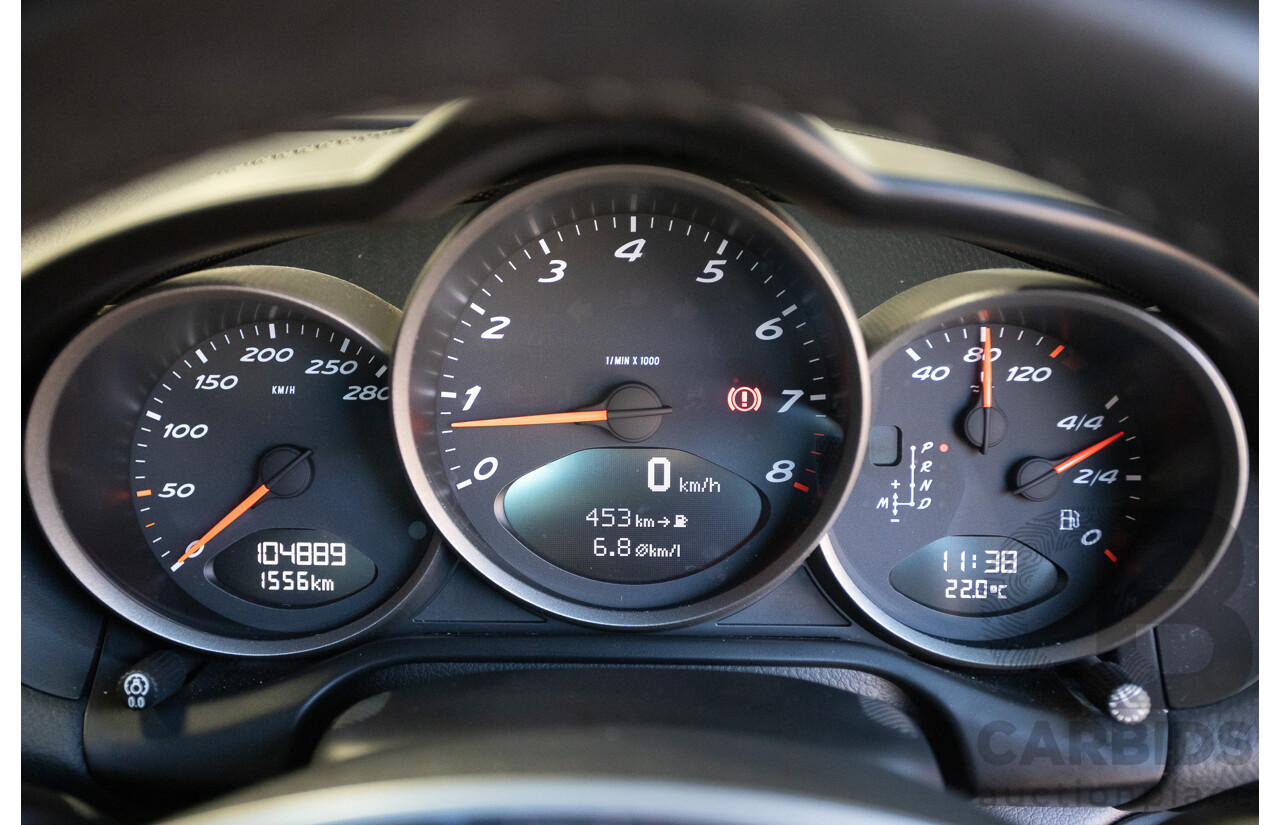 7/2011 Porsche Cayman 987 MY11 2D Coupe Carrara White 2.9L