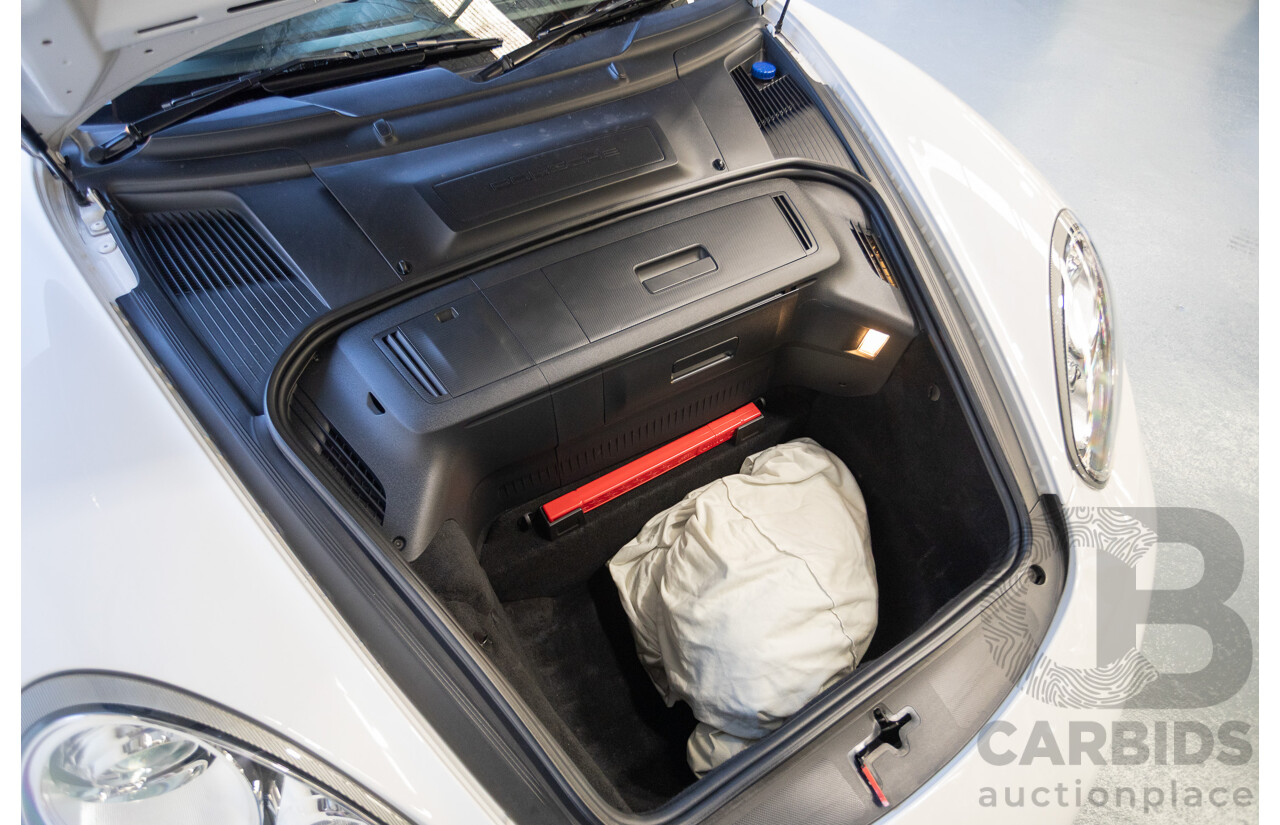 7/2011 Porsche Cayman 987 MY11 2D Coupe Carrara White 2.9L