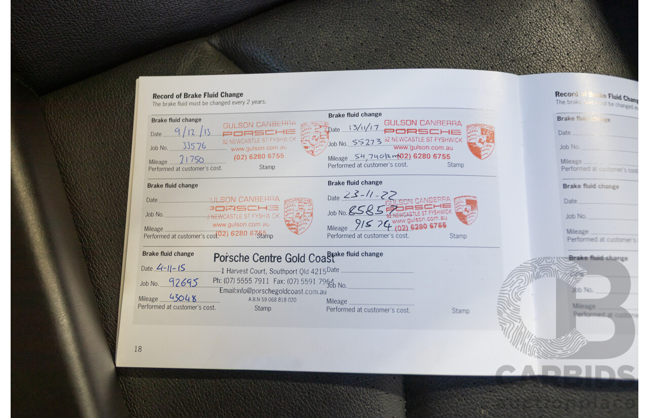 7/2011 Porsche Cayman 987 MY11 2D Coupe Carrara White 2.9L