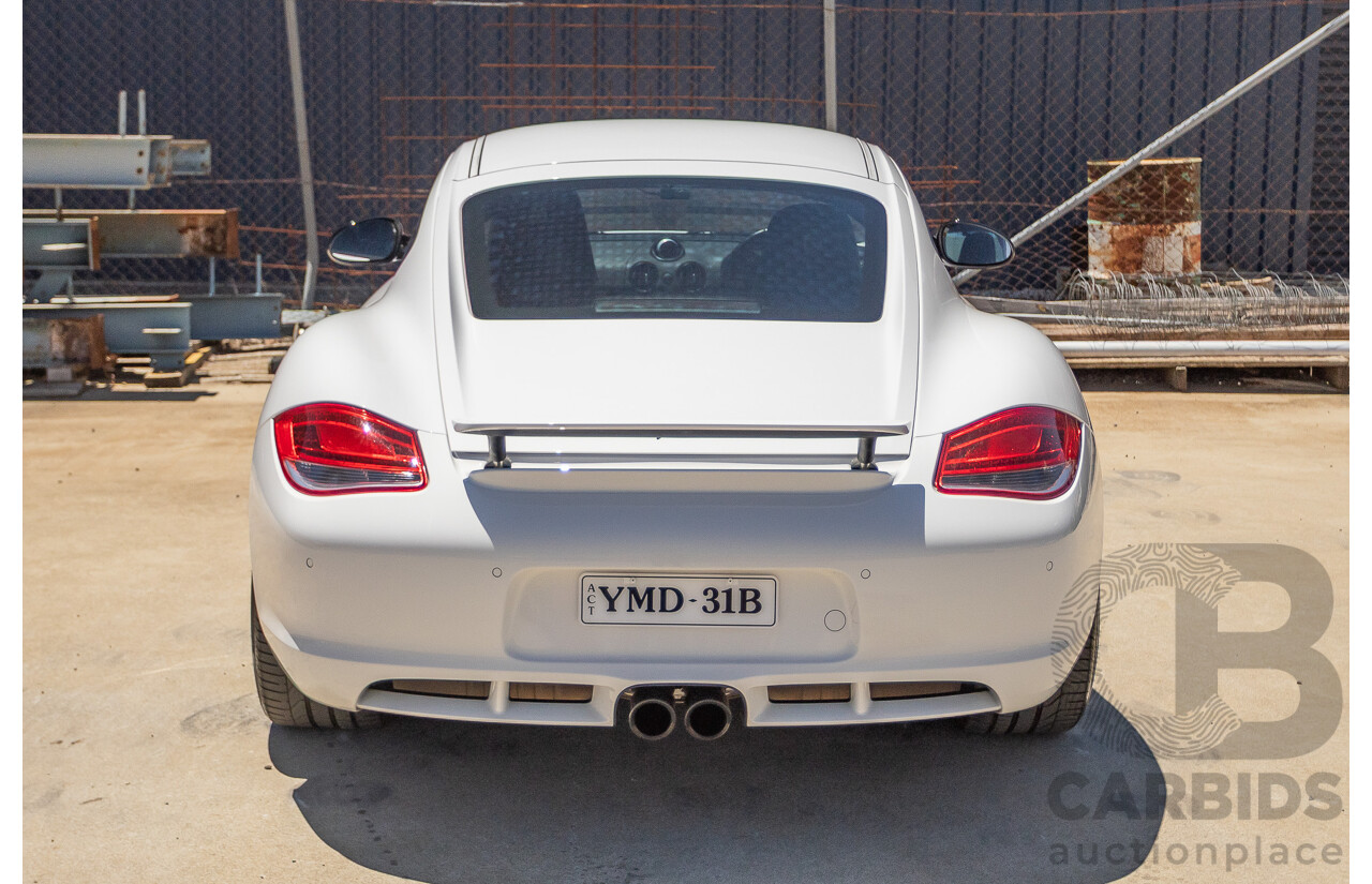 7/2011 Porsche Cayman 987 MY11 2D Coupe Carrara White 2.9L