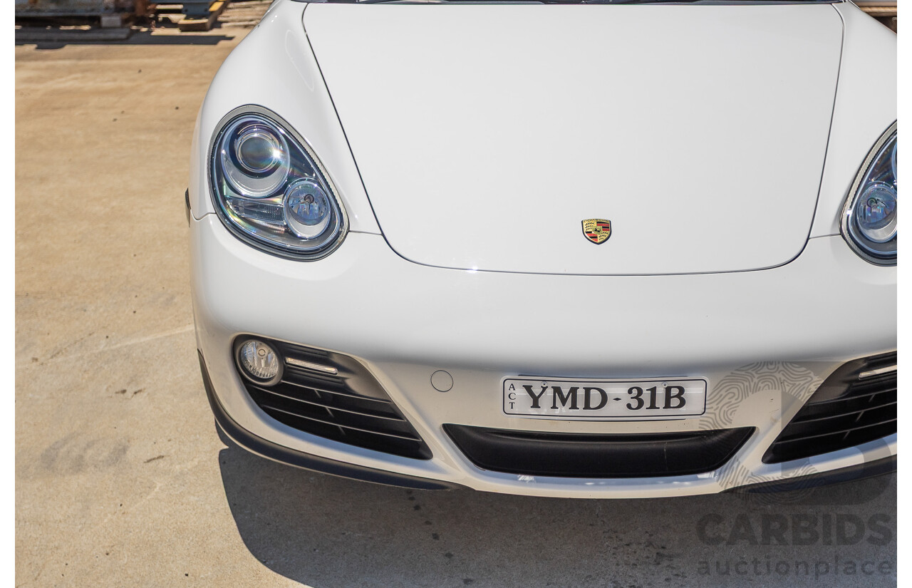 7/2011 Porsche Cayman 987 MY11 2D Coupe Carrara White 2.9L