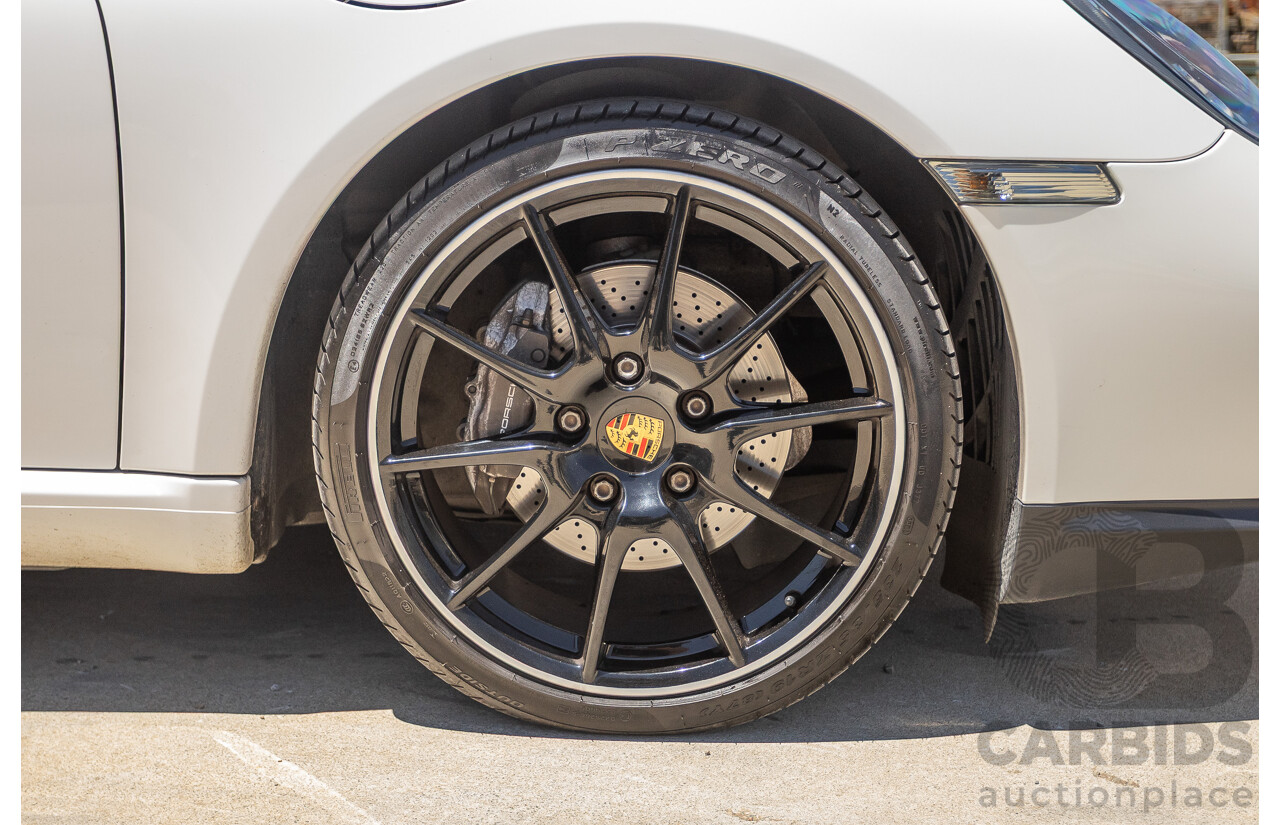 7/2011 Porsche Cayman 987 MY11 2D Coupe Carrara White 2.9L