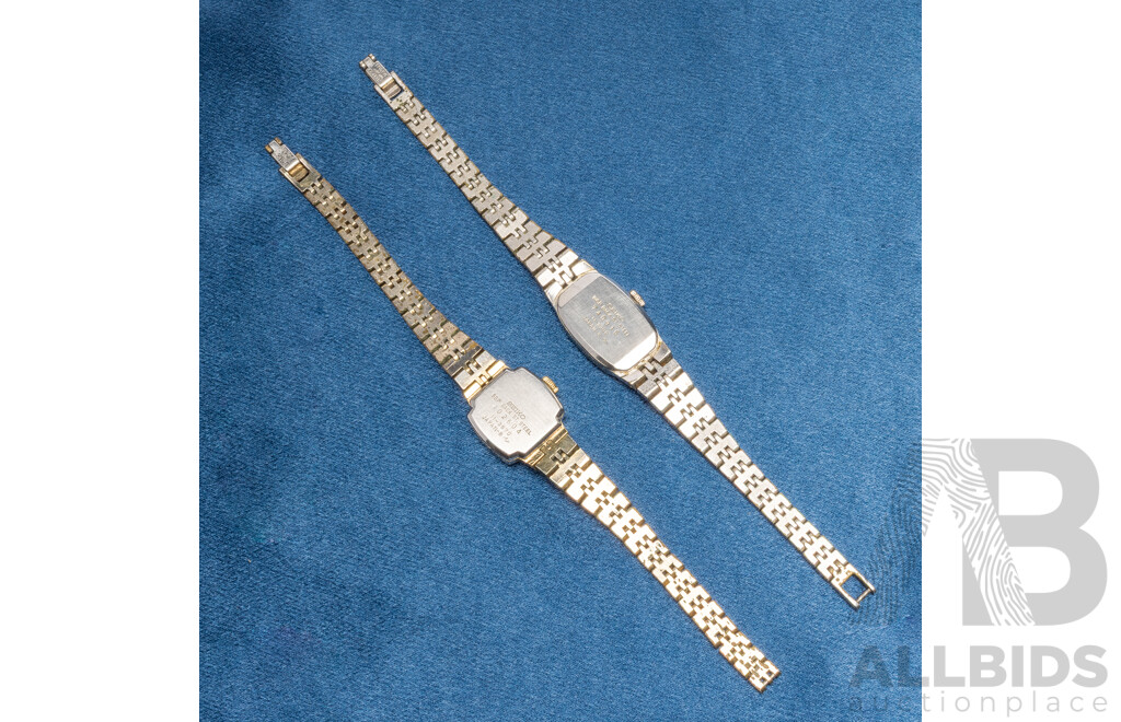 Vintage 1970s Seiko Ladies Watches - Lot of 2