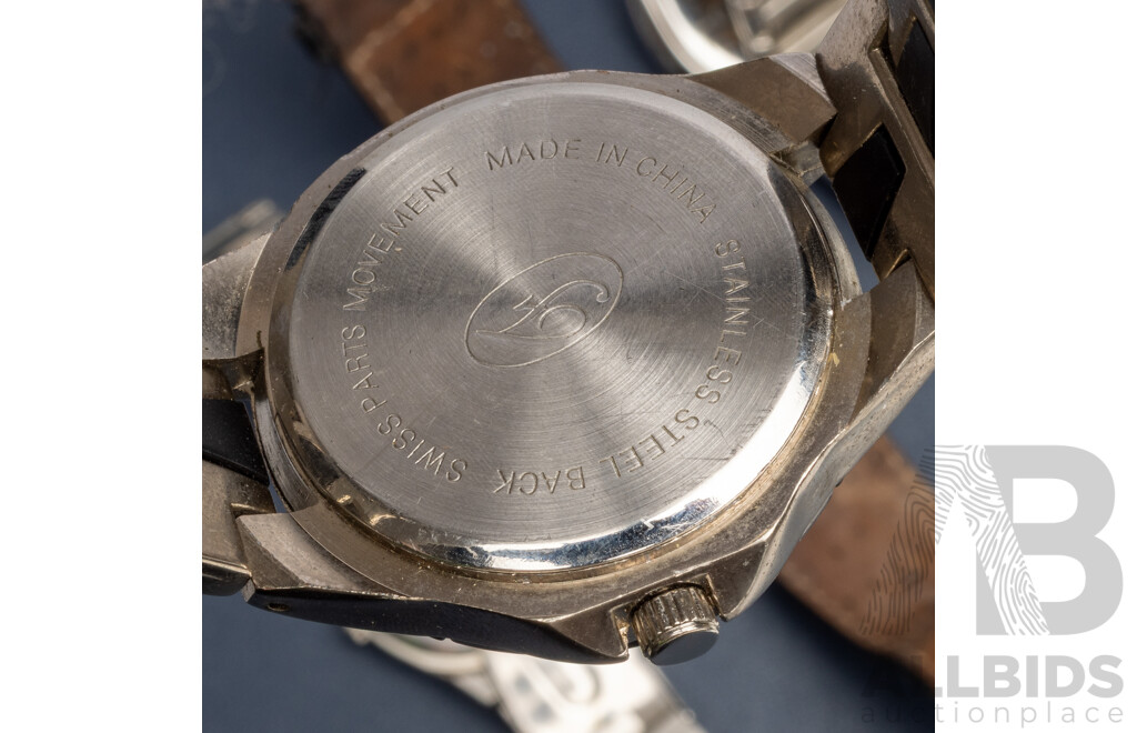 Assorted Men's Watches. Fondini, Ripcurl, Freestyle - Lot of 4