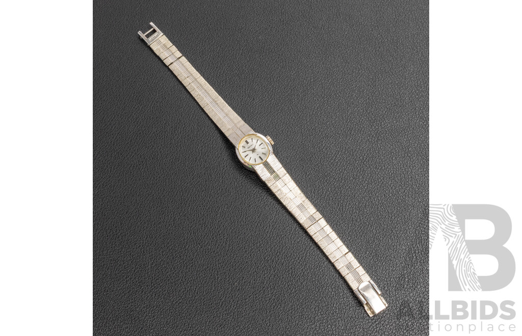 Ladies Vintage White Gold Plated Seiko Watch