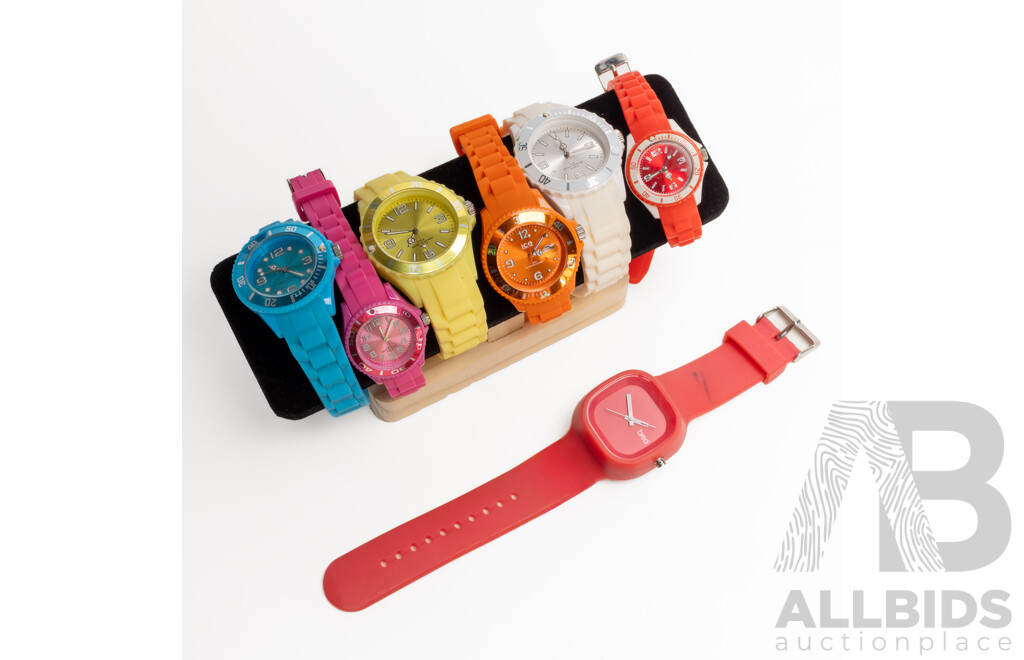 Assorted Colours Sempre, Breo, Ice Watches - Lot of 7