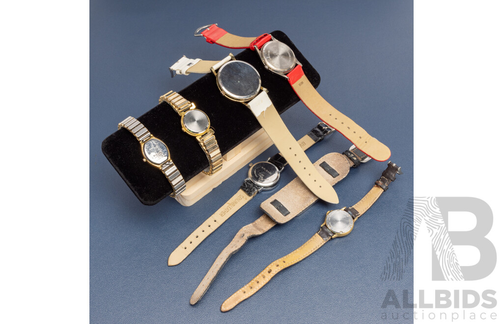 Lot of Seven Ladies’ Quartz Watches