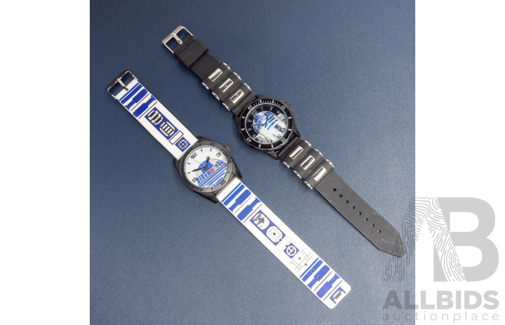 Vintage Men's R2D2 Star Wars Watches - Lot of 2