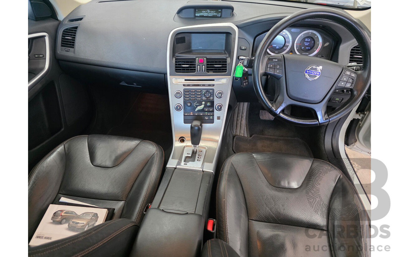 7/2010 Volvo XC60 D5 2.4 DZ MY10 4d Wagon White Turbo Diesel 2.4L