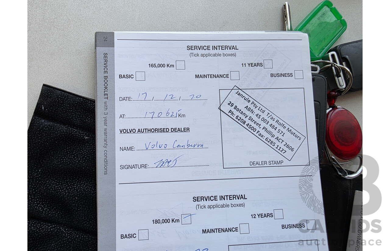 7/2010 Volvo XC60 D5 2.4 DZ MY10 4d Wagon White Turbo Diesel 2.4L