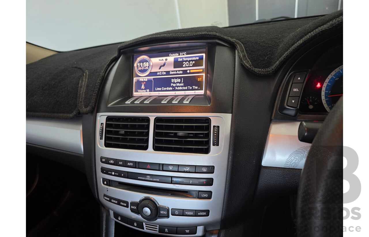 9/2011 Ford Falcon XR6 Limited Edition FG UPGRADE 4d Sedan Black 4.0L