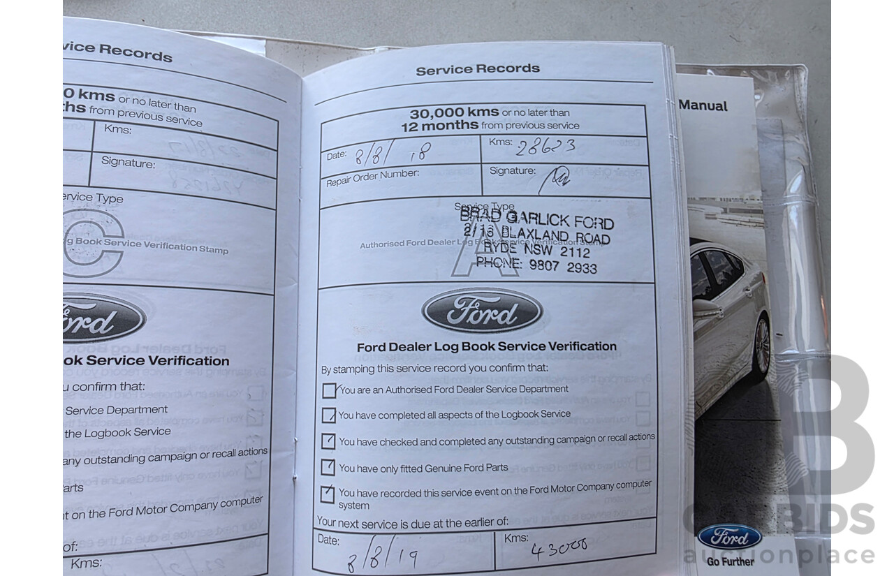 08/2016 Ford Mondeo Ambiente TDCi MD 4D Wagon Frozen White Turbo Diesel 2.0L