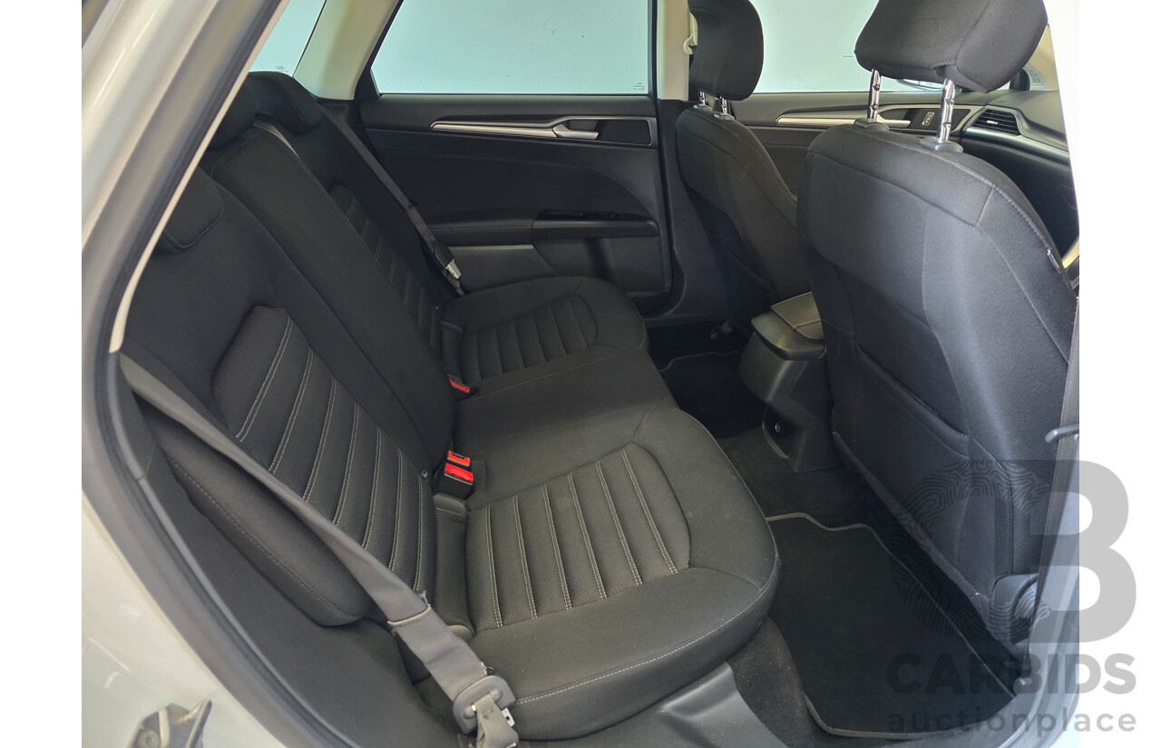 08/2016 Ford Mondeo Ambiente TDCi MD 4D Wagon Frozen White Turbo Diesel 2.0L