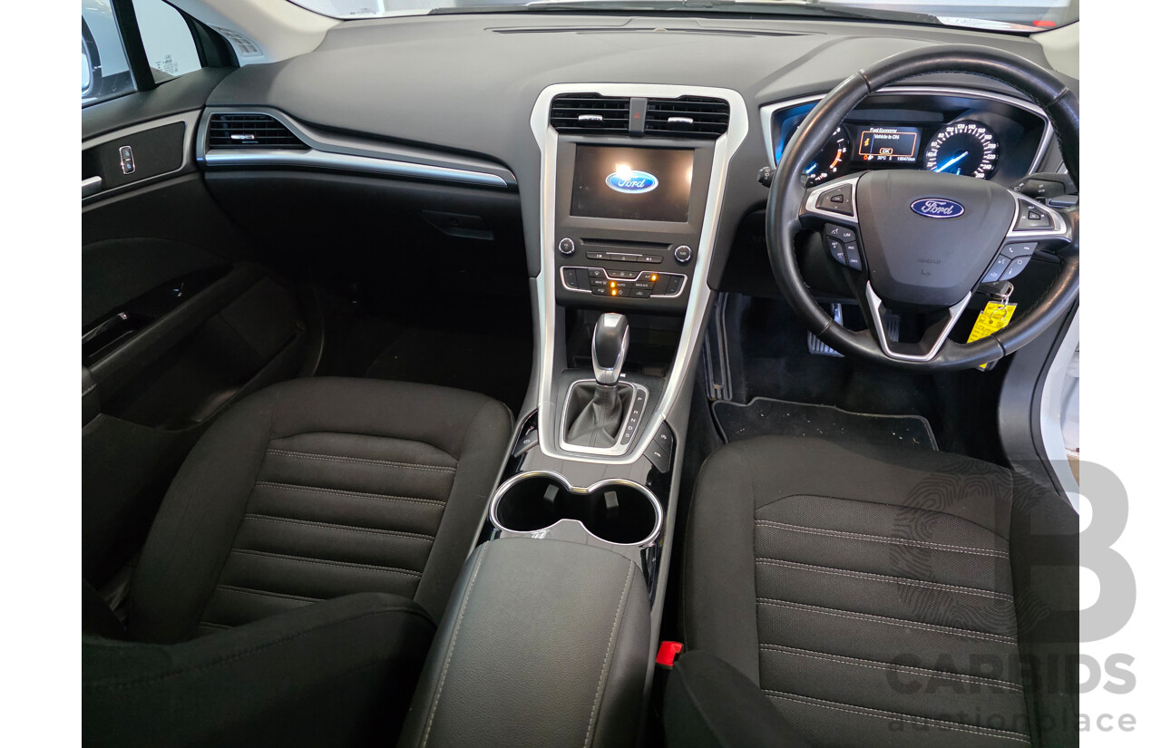 08/2016 Ford Mondeo Ambiente TDCi MD 4D Wagon Frozen White Turbo Diesel 2.0L