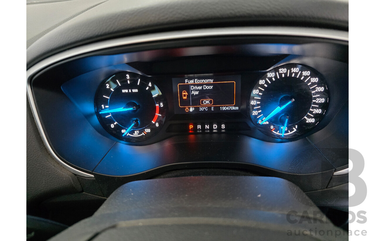 08/2016 Ford Mondeo Ambiente TDCi MD 4D Wagon Frozen White Turbo Diesel 2.0L