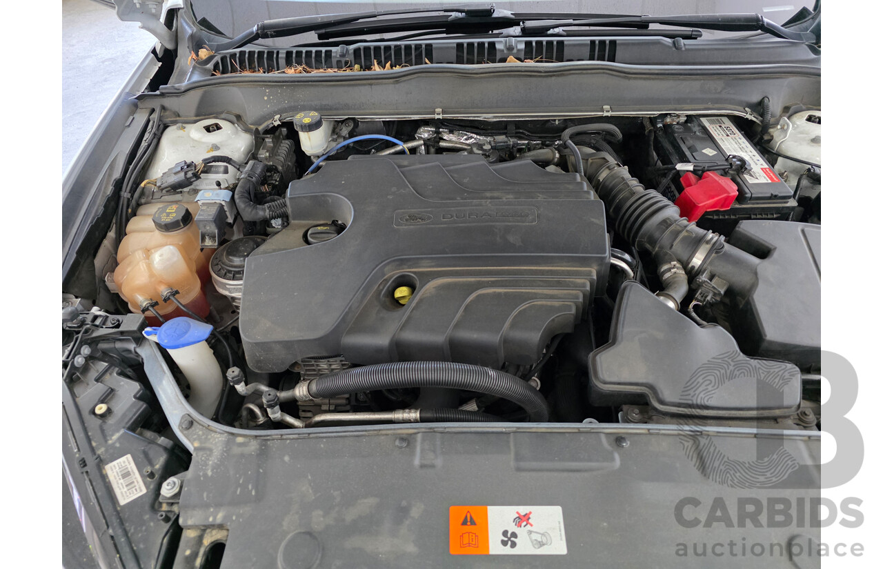 08/2016 Ford Mondeo Ambiente TDCi MD 4D Wagon Frozen White Turbo Diesel 2.0L