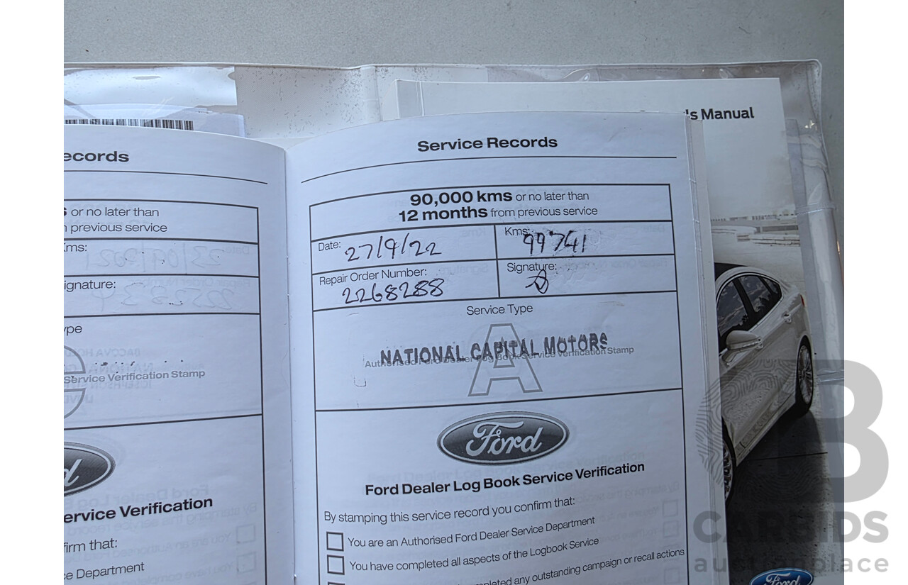 08/2016 Ford Mondeo Ambiente TDCi MD 4D Wagon Frozen White Turbo Diesel 2.0L