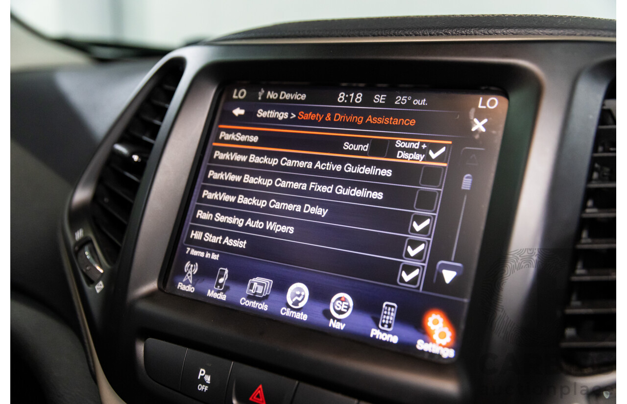 7/2014 Jeep Cherokee Longitude (4x4) KL MY15 4d Wagon Brilliant Black Pearl 3.2L