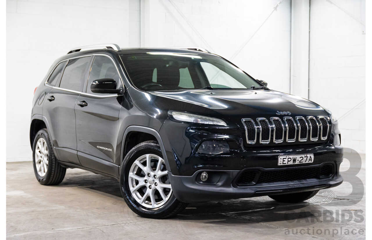 7/2014 Jeep Cherokee Longitude (4x4) KL MY15 4d Wagon Brilliant Black Pearl 3.2L