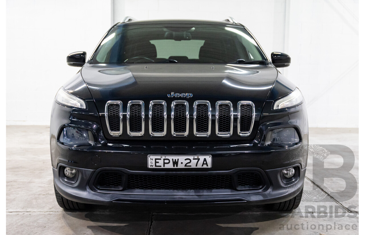 7/2014 Jeep Cherokee Longitude (4x4) KL MY15 4d Wagon Brilliant Black Pearl 3.2L