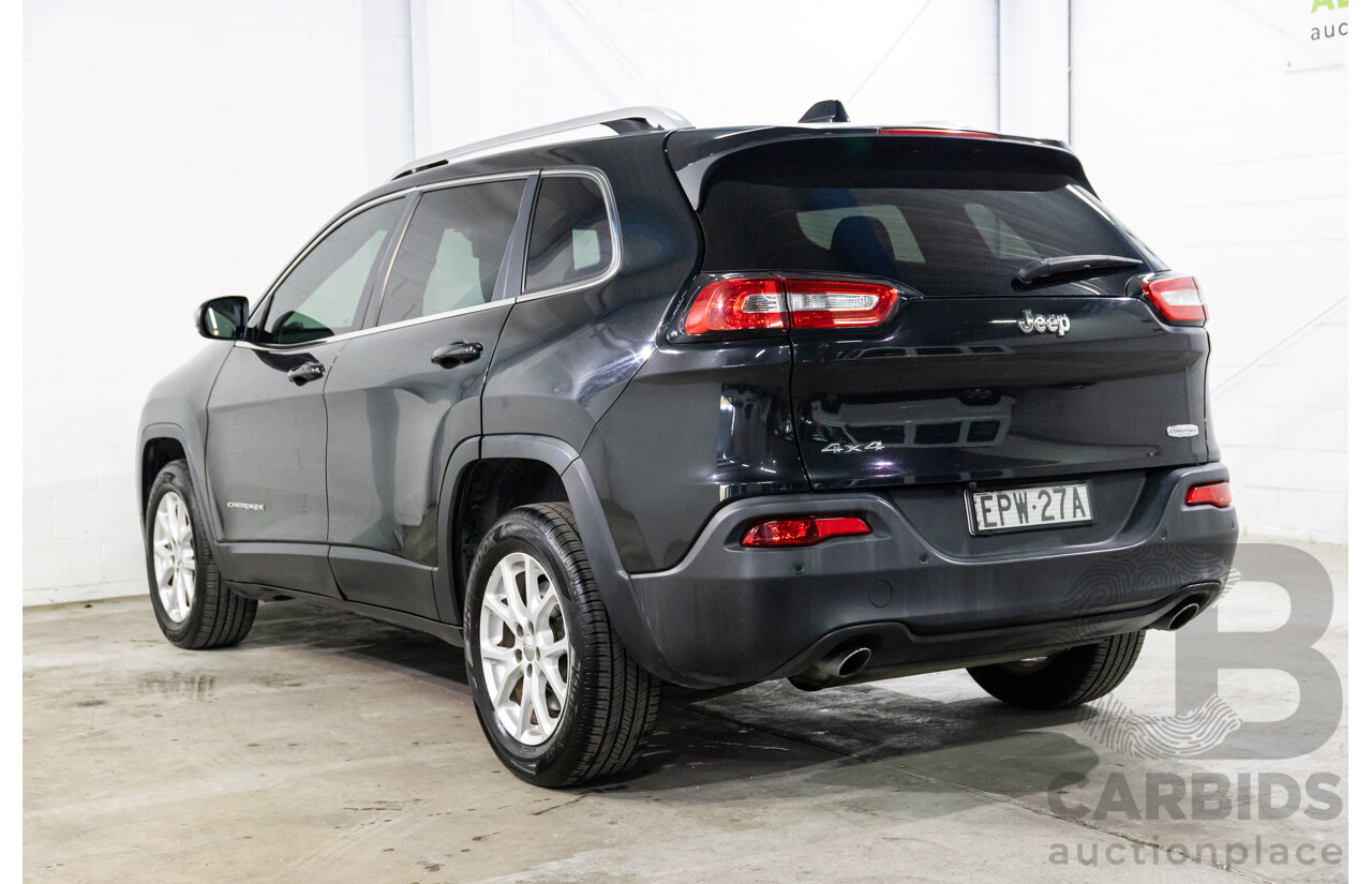 7/2014 Jeep Cherokee Longitude (4x4) KL MY15 4d Wagon Brilliant Black Pearl 3.2L