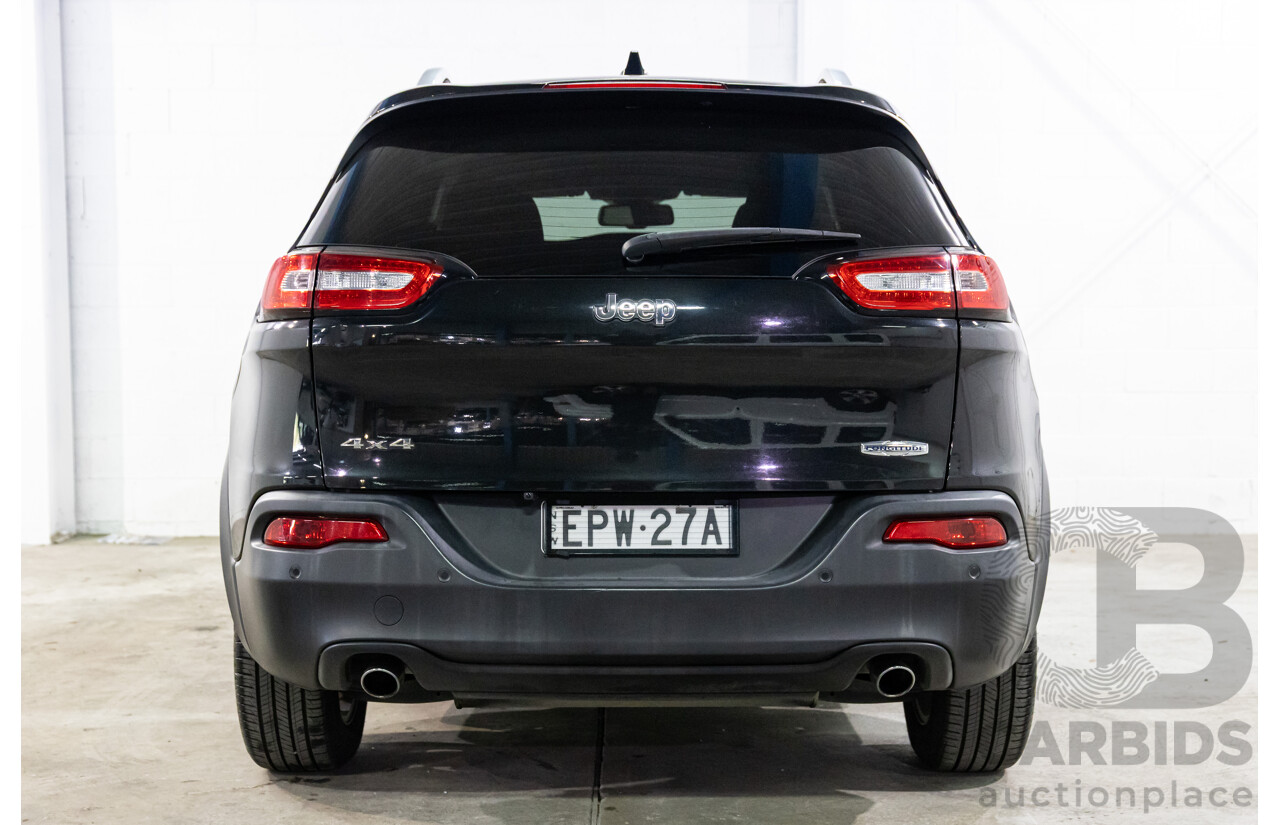 7/2014 Jeep Cherokee Longitude (4x4) KL MY15 4d Wagon Brilliant Black Pearl 3.2L