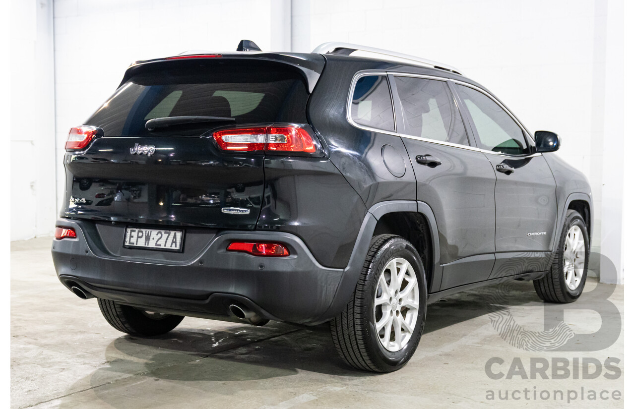 7/2014 Jeep Cherokee Longitude (4x4) KL MY15 4d Wagon Brilliant Black Pearl 3.2L