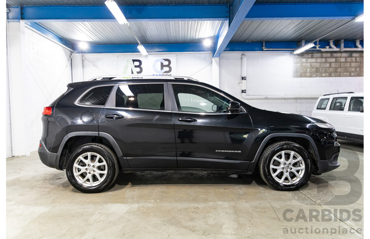 7/2014 Jeep Cherokee Longitude (4x4) KL MY15 4d Wagon Brilliant Black Pearl 3.2L