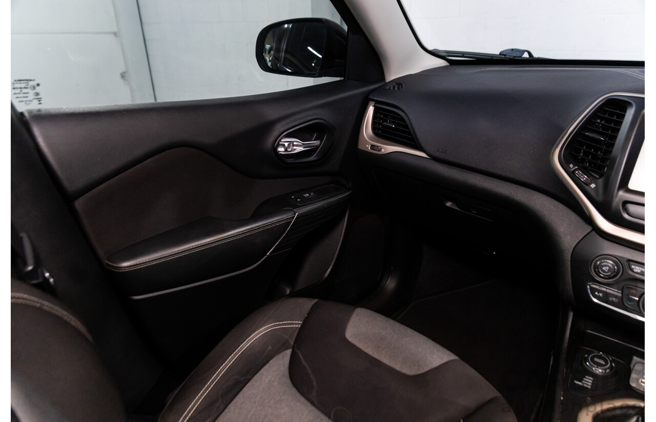 7/2014 Jeep Cherokee Longitude (4x4) KL MY15 4d Wagon Brilliant Black Pearl 3.2L