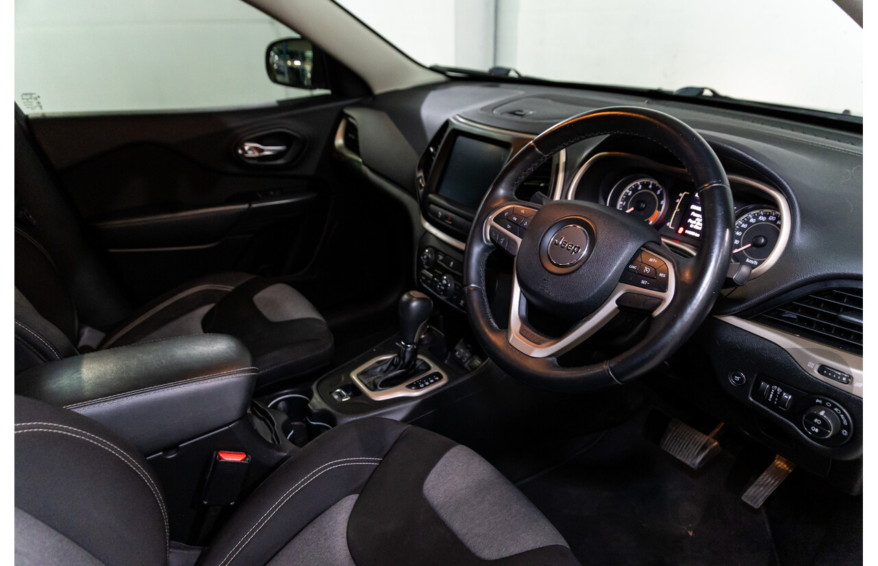 7/2014 Jeep Cherokee Longitude (4x4) KL MY15 4d Wagon Brilliant Black Pearl 3.2L