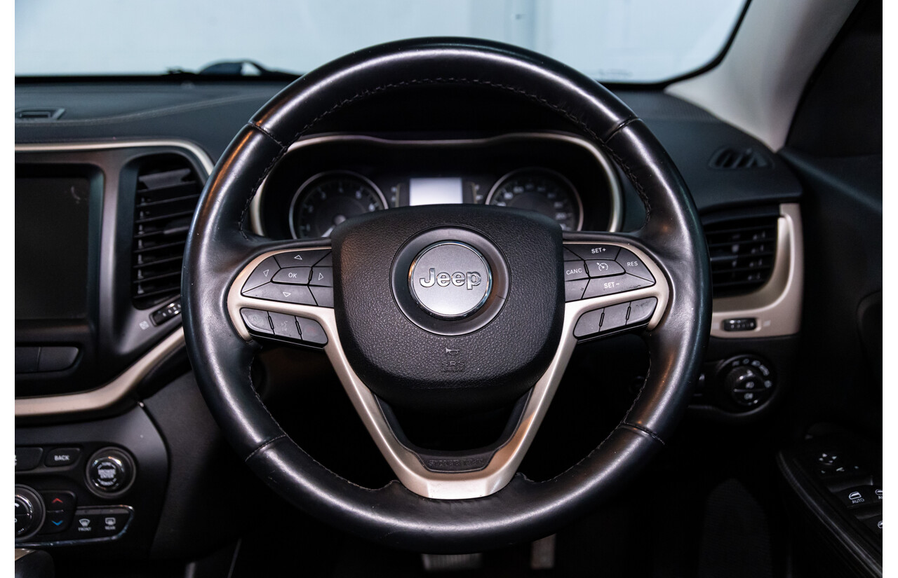 7/2014 Jeep Cherokee Longitude (4x4) KL MY15 4d Wagon Brilliant Black Pearl 3.2L