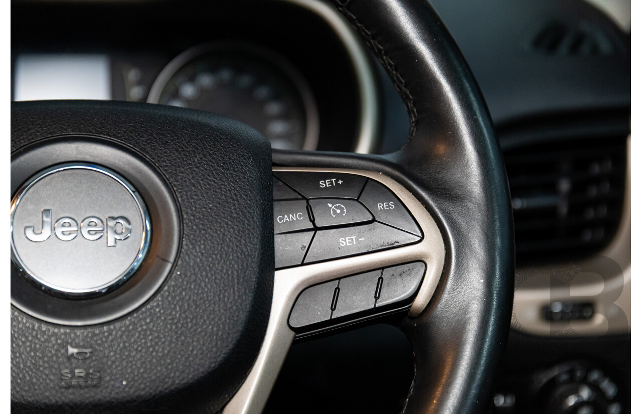 7/2014 Jeep Cherokee Longitude (4x4) KL MY15 4d Wagon Brilliant Black Pearl 3.2L