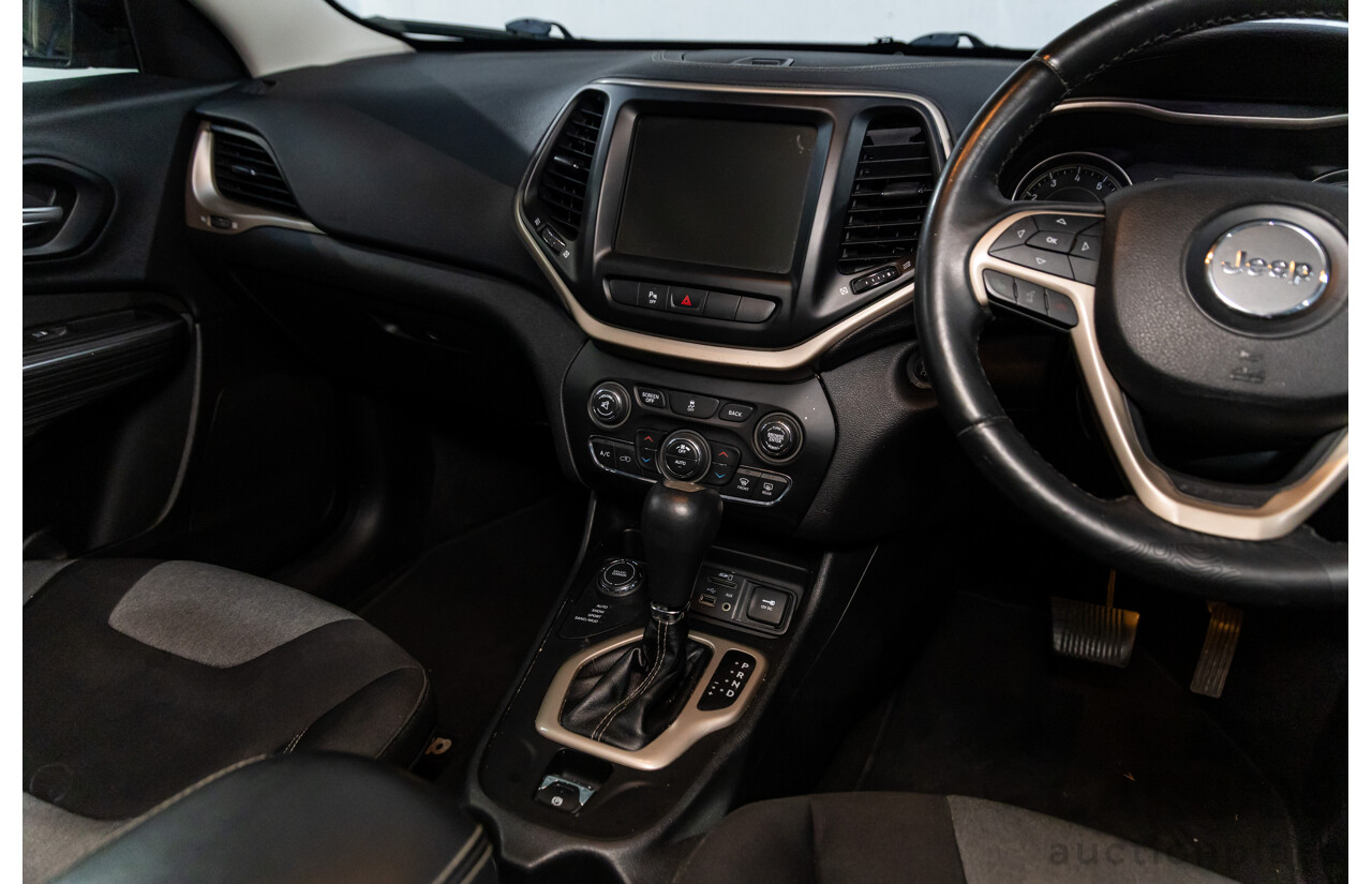 7/2014 Jeep Cherokee Longitude (4x4) KL MY15 4d Wagon Brilliant Black Pearl 3.2L