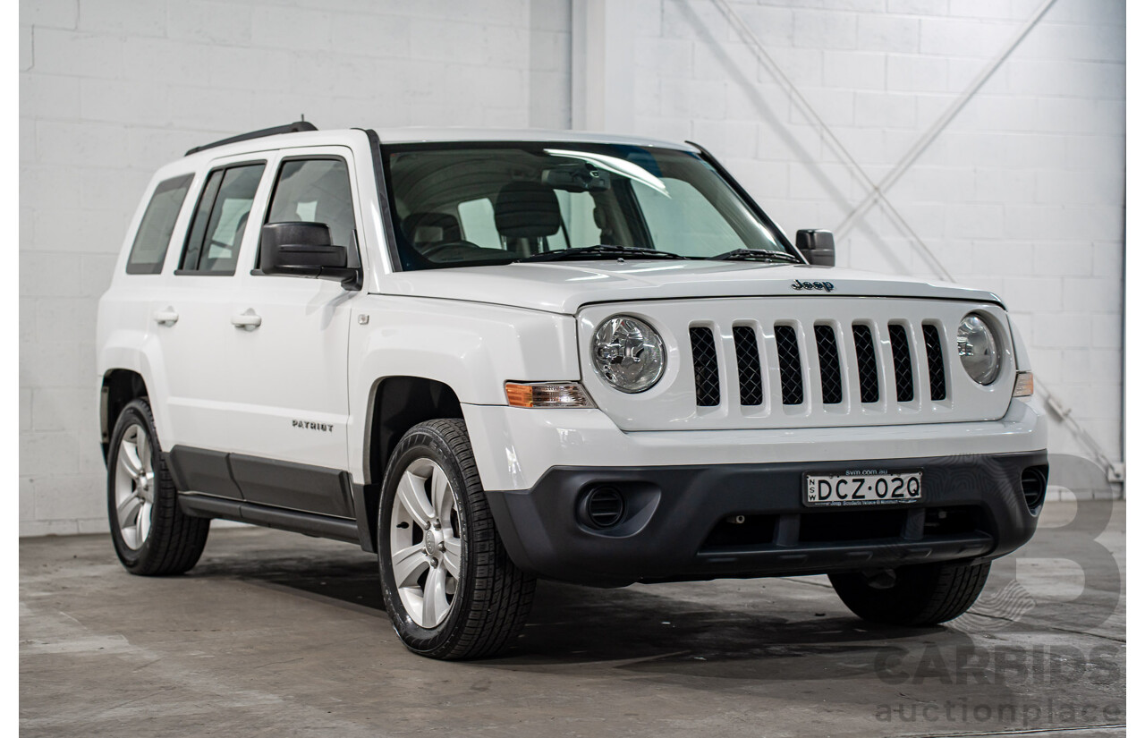03/2016 Jeep Patriot SPORT (RWD) MK MY16 4D Wagon Bright White 2.0L