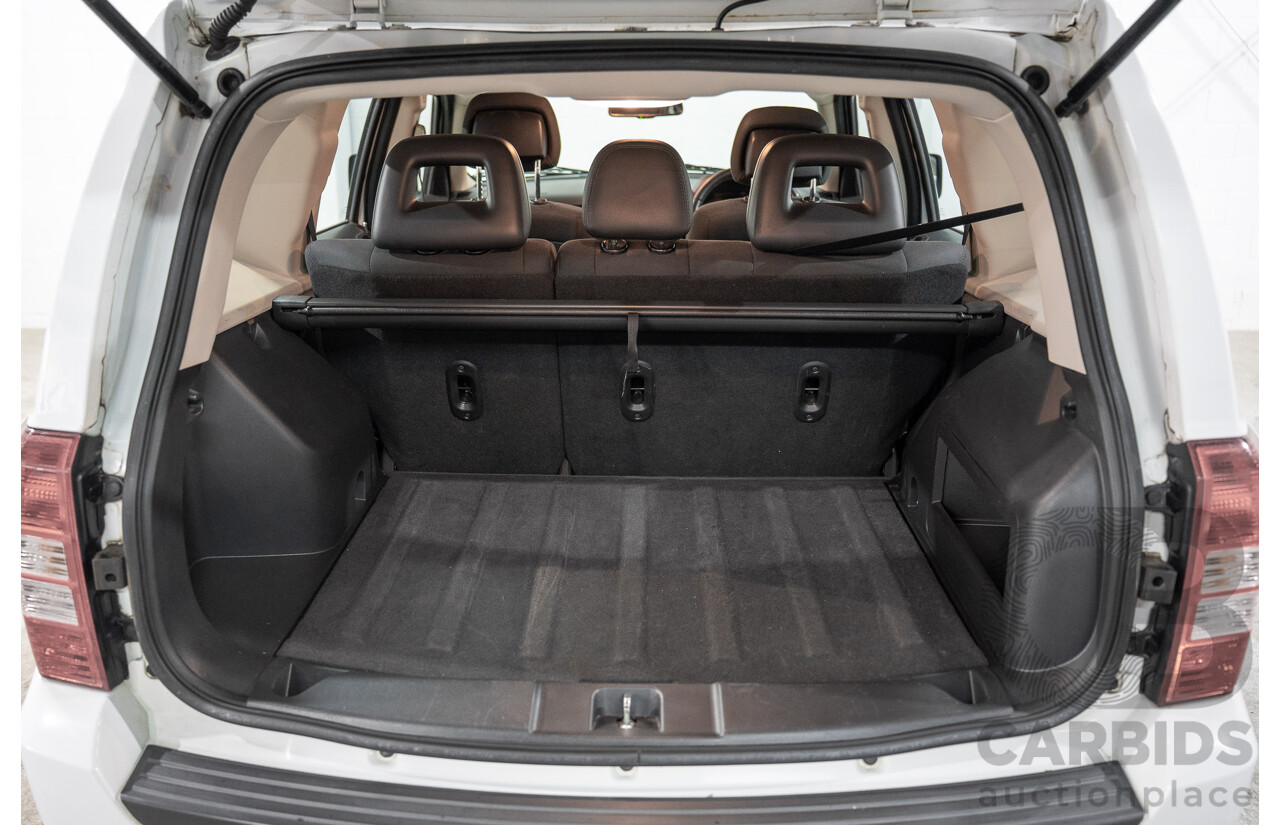 03/2016 Jeep Patriot SPORT (RWD) MK MY16 4D Wagon Bright White 2.0L