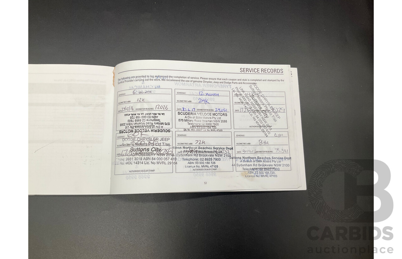 03/2016 Jeep Patriot SPORT (RWD) MK MY16 4D Wagon Bright White 2.0L