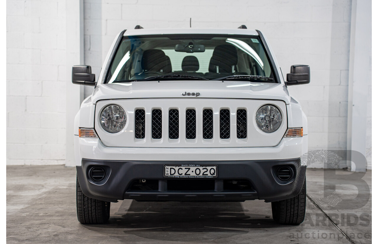 03/2016 Jeep Patriot SPORT (RWD) MK MY16 4D Wagon Bright White 2.0L
