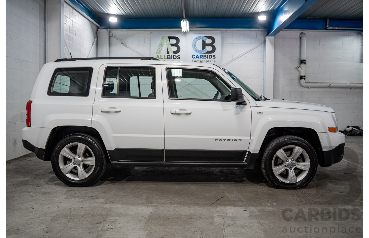03/2016 Jeep Patriot SPORT (RWD) MK MY16 4D Wagon Bright White 2.0L