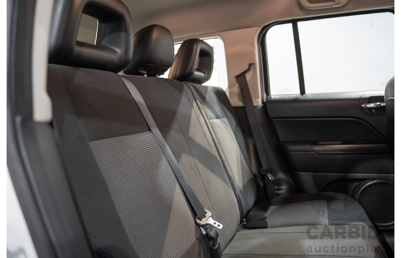 03/2016 Jeep Patriot SPORT (RWD) MK MY16 4D Wagon Bright White 2.0L