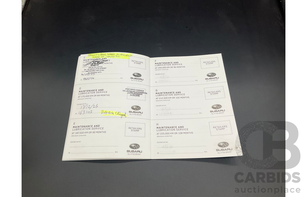 11/2016 Subaru Forester 2.5i-L (AWD) MY16 4D Wagon Venetian Red Metallic 2.5L