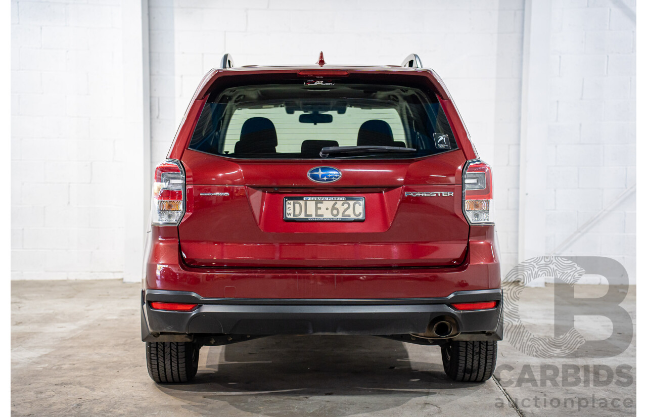 11/2016 Subaru Forester 2.5i-L (AWD) MY16 4D Wagon Venetian Red Metallic 2.5L