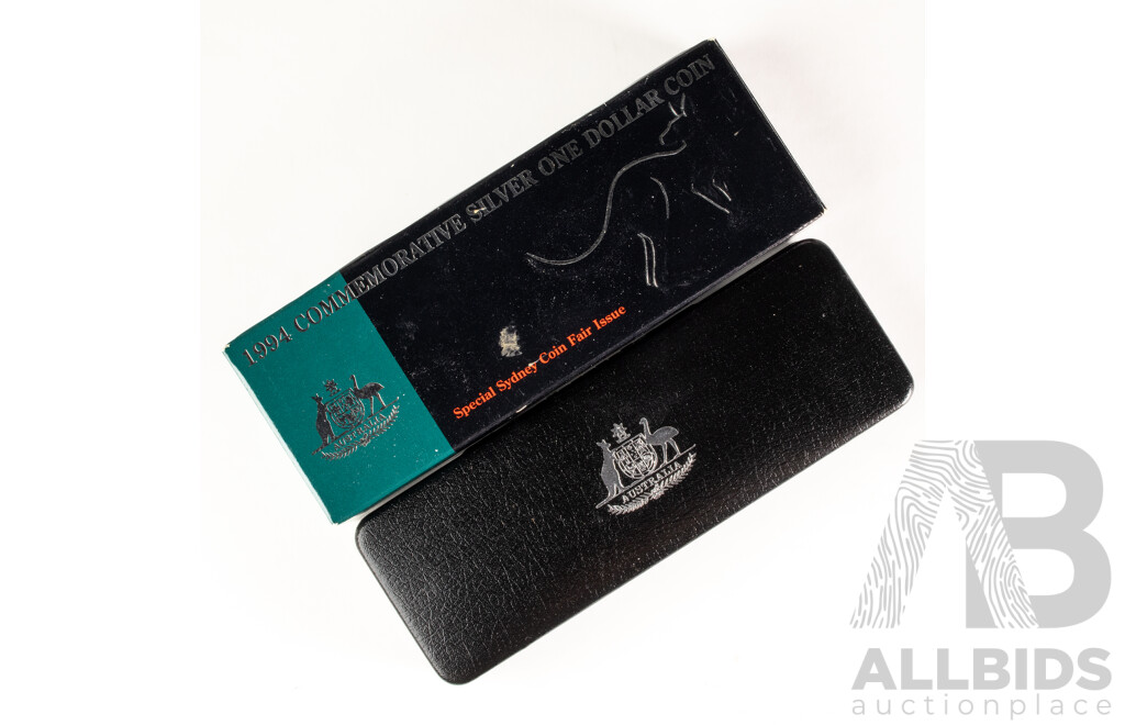 Australian 1994 Silver One Dollar Coin, Sydney Coin Fair Issue