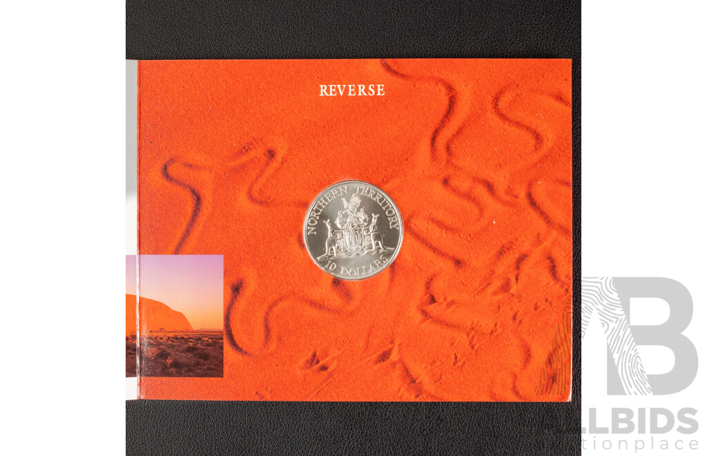 Australian RAM 1992 Silver Ten Dollar Coin, Northern Territory