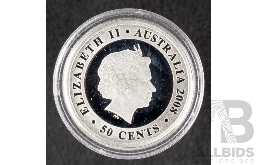 Australian Perth Mint 2008 Silver Proof 1787 Proclamation Shilling Tribute